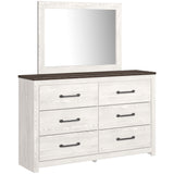 Gerridan White-Gray Panel Bedroom Set - Luna Furniture