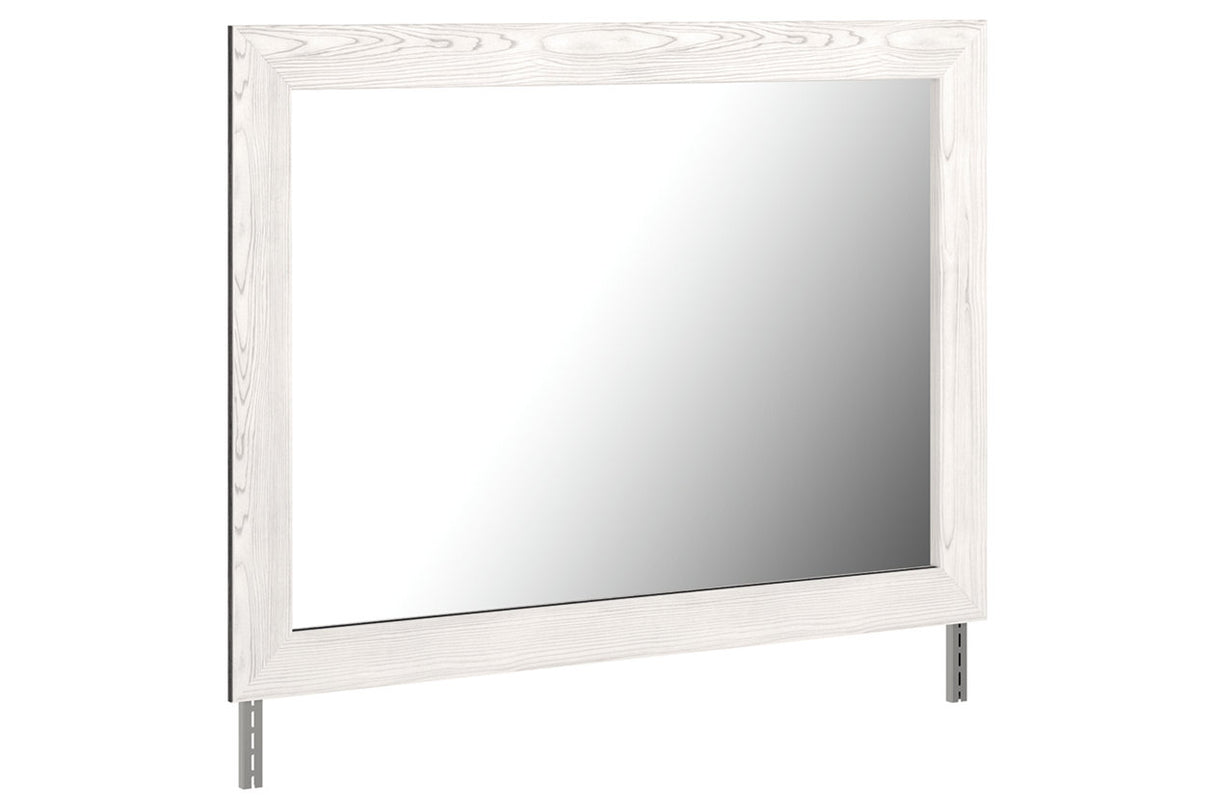 Gerridan White/Gray Bedroom Mirror - Luna Furniture