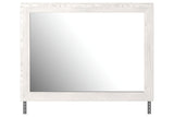 Gerridan White/Gray Bedroom Mirror - Luna Furniture