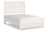 Gerridan White/Gray Full Panel Bed -  - Luna Furniture