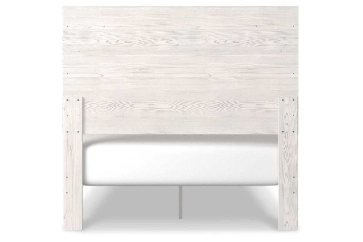 Gerridan White/Gray Full Panel Bed -  - Luna Furniture