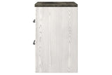 Gerridan White/Gray Nightstand -  - Luna Furniture