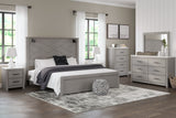 Cottonburg Light Gray/White Lighted Panel Bedroom Set from Ashley - Luna Furniture