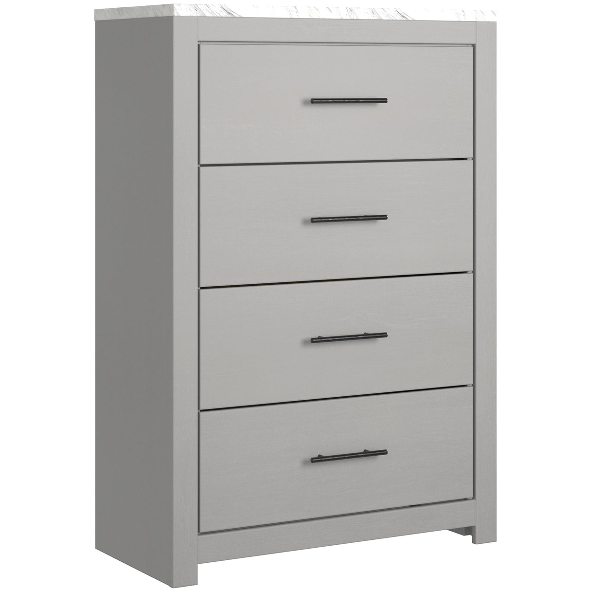 Cottonburg Light Gray/White Lighted Panel Bedroom Set from Ashley - Luna Furniture