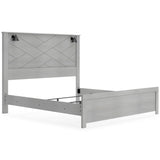 Cottonburg Light Gray/White Lighted Panel Bedroom Set from Ashley - Luna Furniture