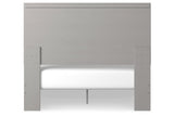 Cottonburg Light Gray/White Queen Panel Bed from Ashley - Luna Furniture