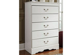 Anarasia White Chest of Drawers -  - Luna Furniture