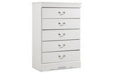 Anarasia White Chest of Drawers -  - Luna Furniture