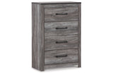 Bronyan Dark Gray Chest of Drawers from Ashley - Luna Furniture