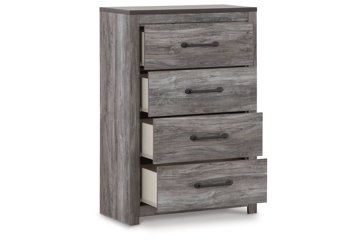 Bronyan Dark Gray Chest of Drawers from Ashley - Luna Furniture