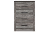 Bronyan Dark Gray Chest of Drawers from Ashley - Luna Furniture