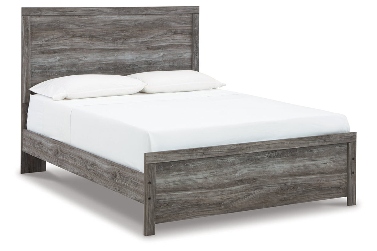 Bronyan Dark Gray Queen Panel Bed -  Ashley - Luna Furniture