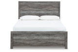 Bronyan Dark Gray Queen Panel Bed -  Ashley - Luna Furniture