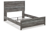 Bronyan Dark Gray Queen Panel Bed -  Ashley - Luna Furniture