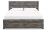 Bronyan Dark Gray King Panel Bed -  Ashley - Luna Furniture