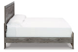 Bronyan Dark Gray King Panel Bed -  Ashley - Luna Furniture