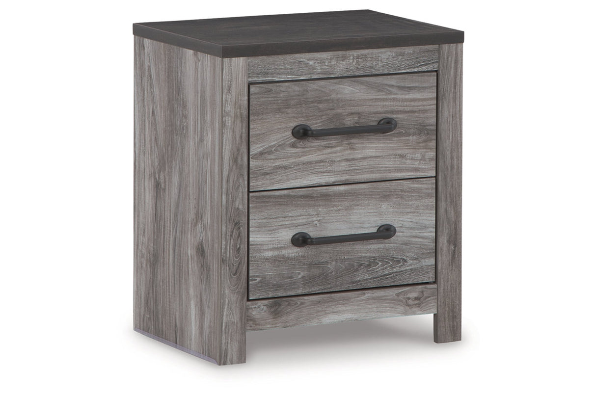 Bronyan Dark Gray Nightstand -  Ashley - Luna Furniture