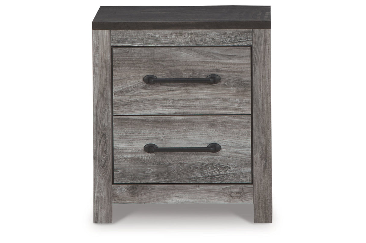 Bronyan Dark Gray Nightstand -  Ashley - Luna Furniture