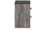 Bronyan Dark Gray Nightstand -  Ashley - Luna Furniture