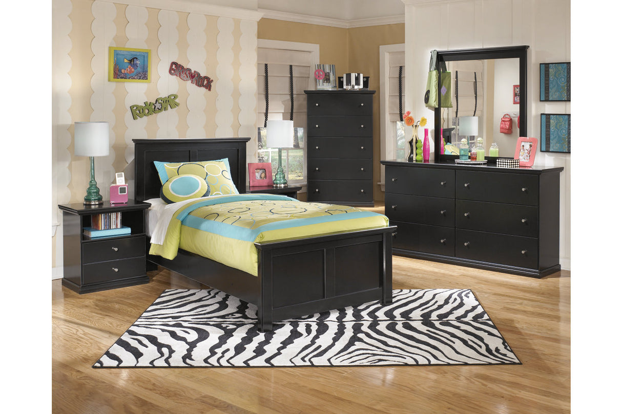 Maribel Black Chest of Drawers -  - Luna Furniture