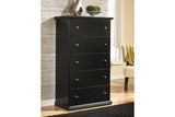 Maribel Black Chest of Drawers -  - Luna Furniture