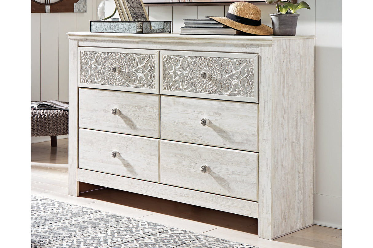 Paxberry Whitewash Dresser -  Ashley - Luna Furniture