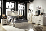 Cambeck Whitewash Full Panel Bed with 2 Storage Drawers -  Ashley - Luna Furniture