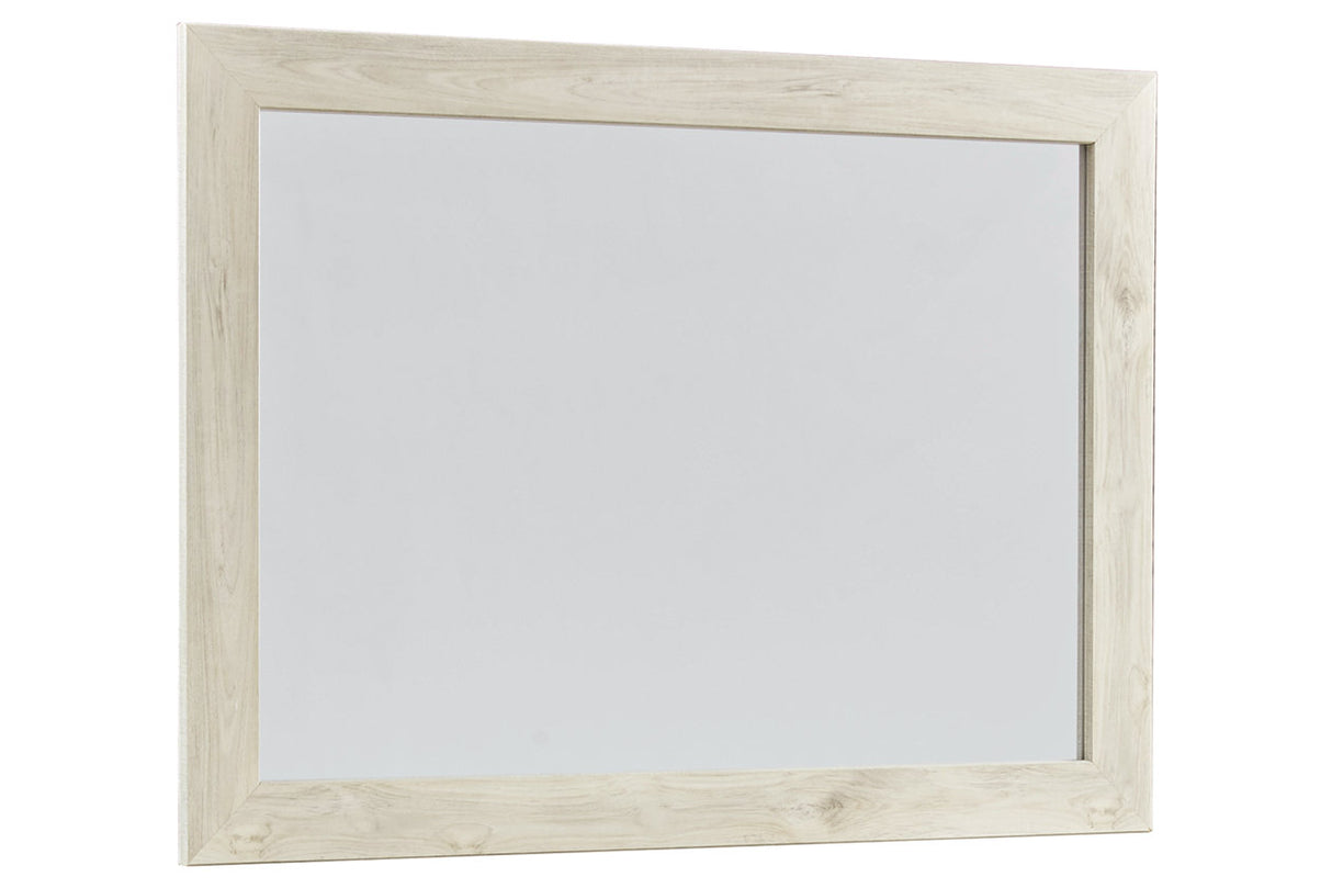 Cambeck Whitewash Bedroom Mirror - Luna Furniture