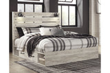 Cambeck Whitewash King Platform Bed with 2 Storage Drawers -  Ashley - Luna Furniture