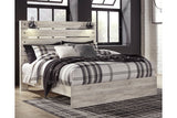 Cambeck Whitewash King Panel Bed -  - Luna Furniture