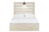 Cambeck Whitewash Full Panel Bed with 2 Storage Drawers -  Ashley - Luna Furniture