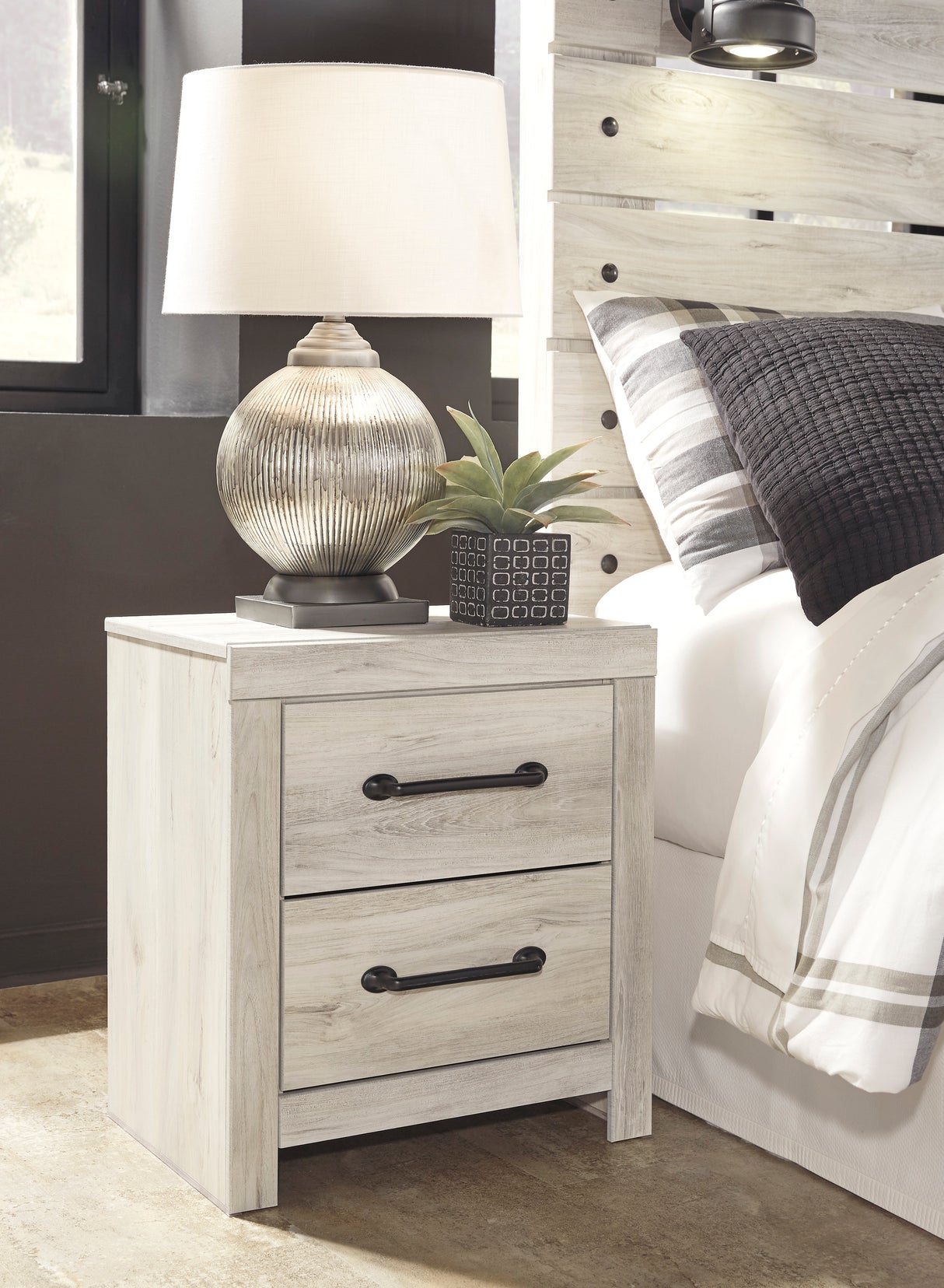 Cambeck Whitewash Youth Panel Bedroom Set - Luna Furniture