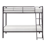 Lunar Dark Bronze Metal Twin/Twin Bunk Bed