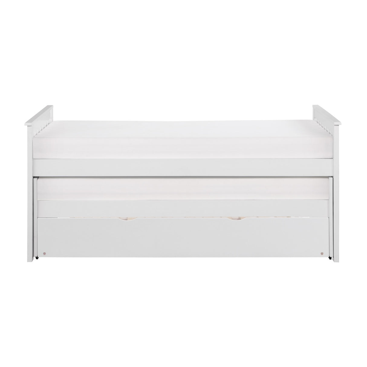 Galen White Twin/Twin Bed with Twin Trundle -  Homelegance - Luna Furniture