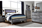 Baystorm Gray Full Panel Bed -  Ashley - Luna Furniture