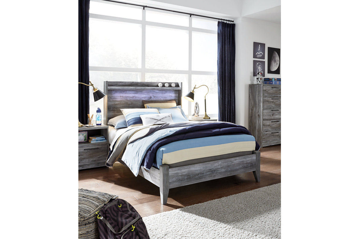 Baystorm Gray Full Panel Bed -  Ashley - Luna Furniture