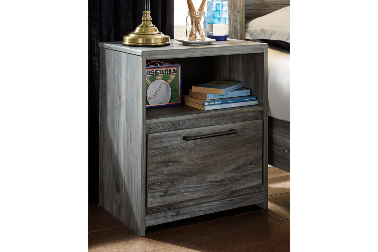 Baystorm Gray Nightstand - Ashley - Luna Furniture