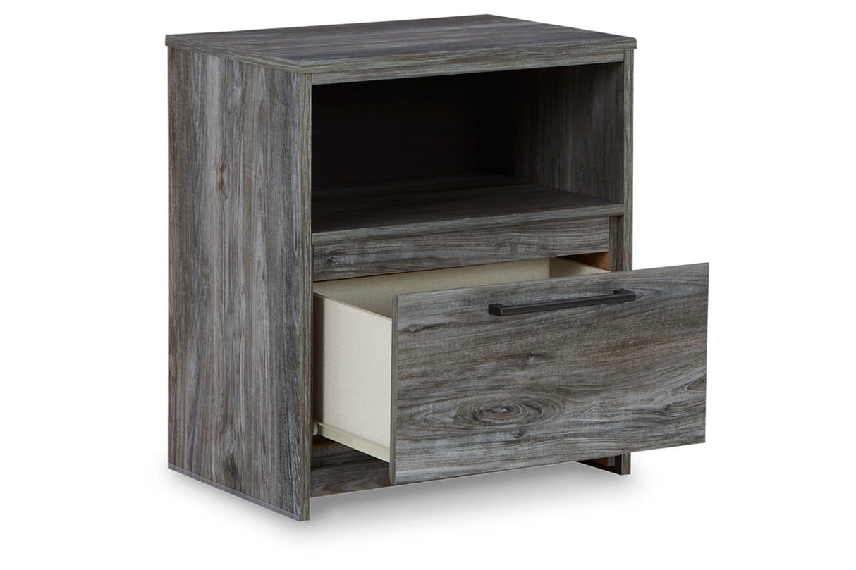 Baystorm Gray Nightstand - Ashley - Luna Furniture