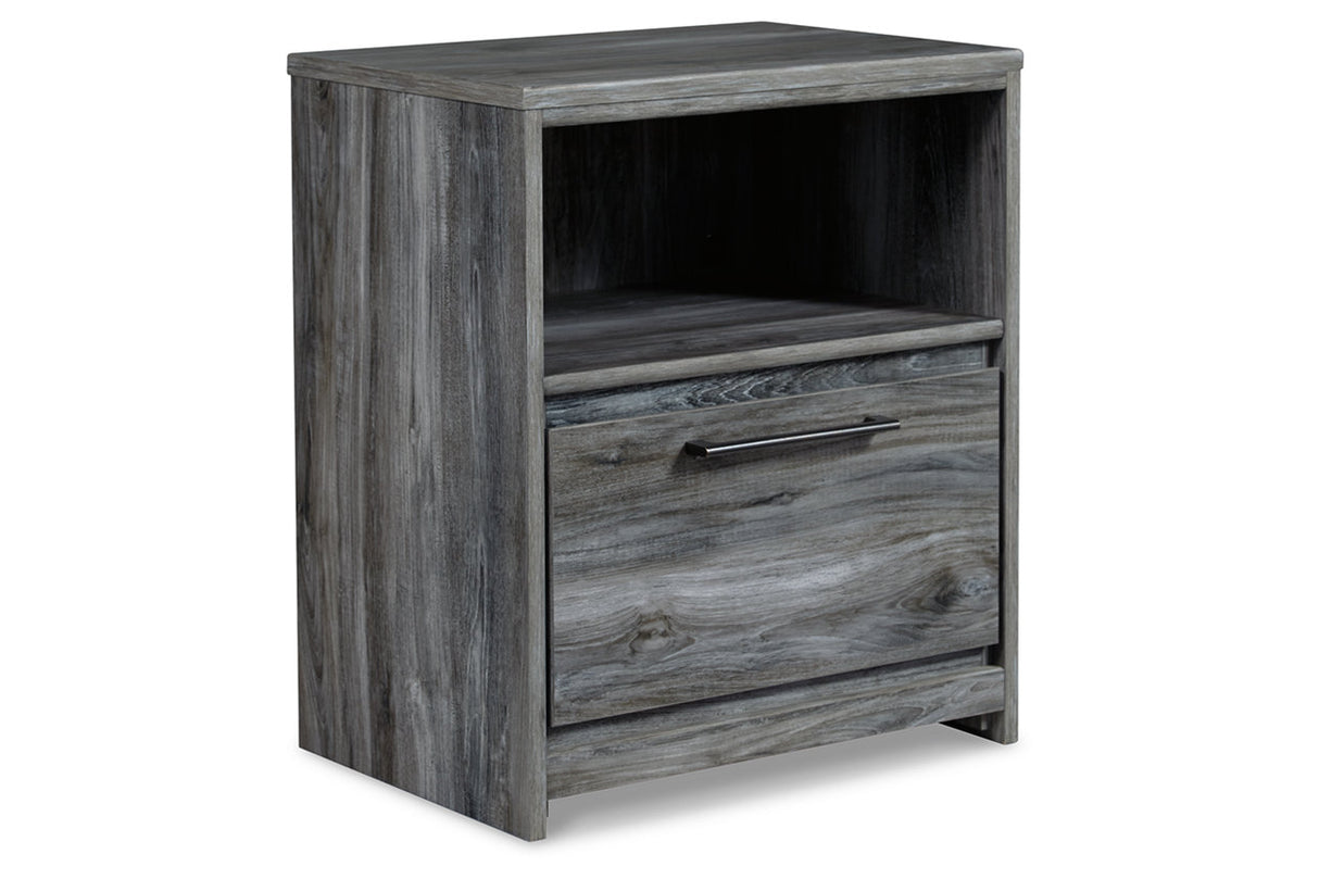 Baystorm Gray Nightstand - Ashley - Luna Furniture