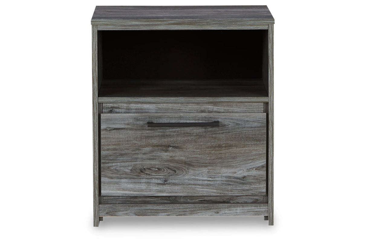 Baystorm Gray Nightstand - Ashley - Luna Furniture