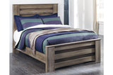 Zelen Warm Gray Full Panel Bed from Ashley - Luna Furniture