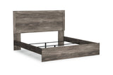 Ralinksi Gray King Panel Bed -  - Luna Furniture