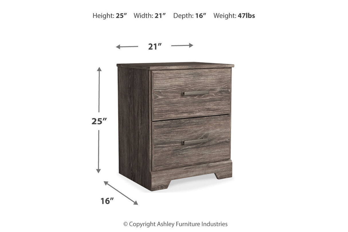 Ralinksi Gray Nightstand -  - Luna Furniture