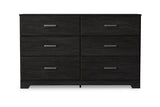 Belachime Black Dresser -  - Luna Furniture