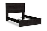 Belachime Black Queen Panel Bed -  - Luna Furniture