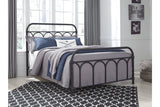 Nashburg Black Full Metal Bed from Ashley - Luna Furniture