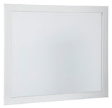 Jallory White Mirror - Luna Furniture