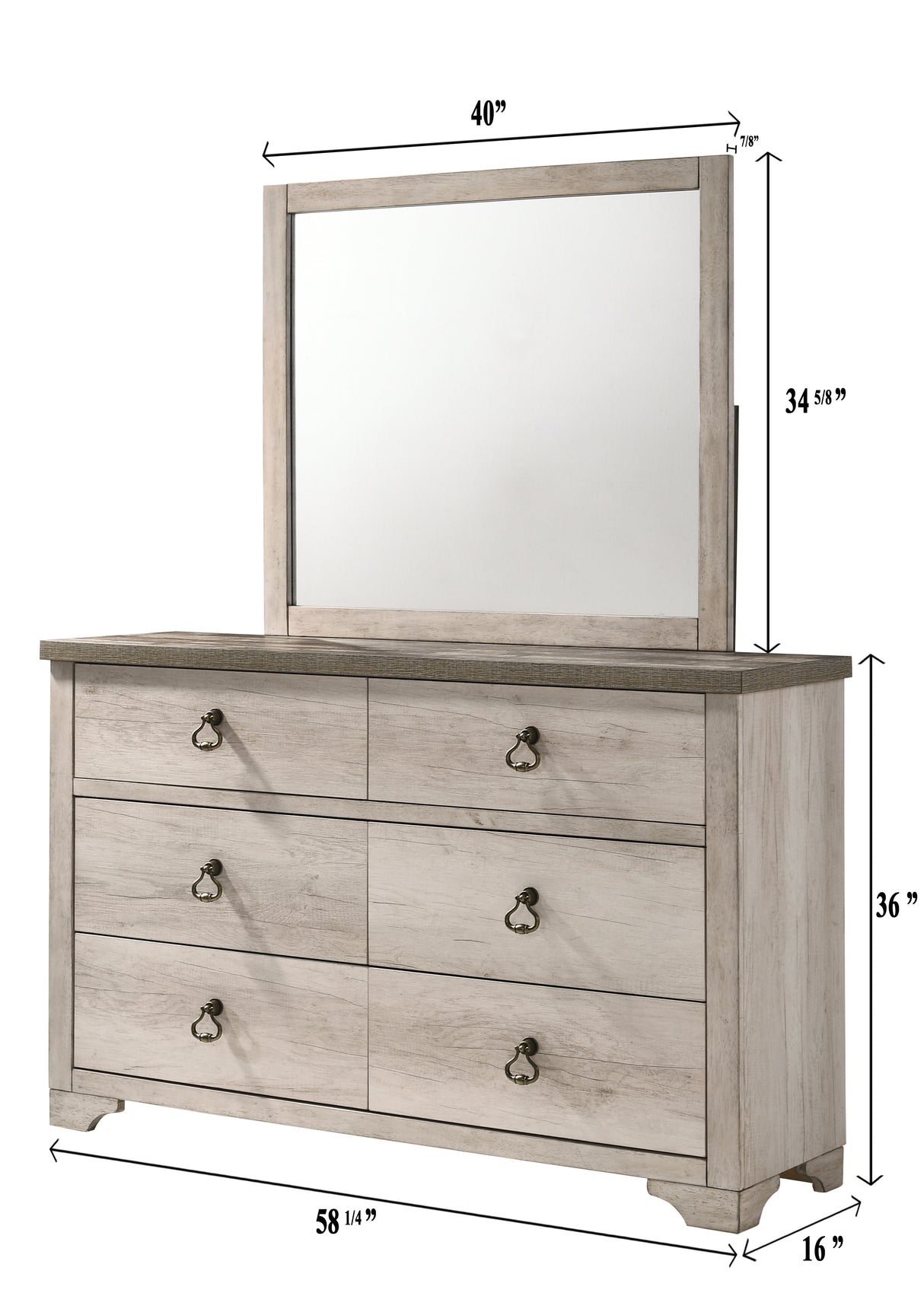 Patterson Driftwood Mirror