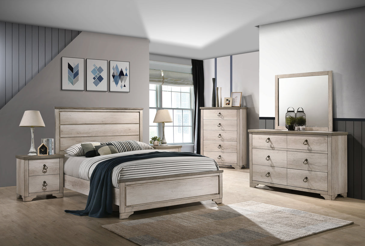 Patterson Driftwood King Panel Bed