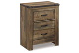 Trinell Brown Nightstand -  - Luna Furniture